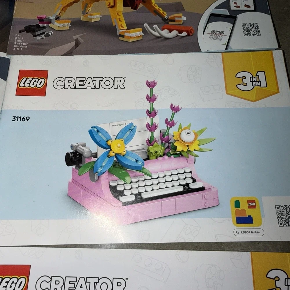 LEGO‎ Creator Instruction Manuals Lot 3-in-1 Sets 31153 31102